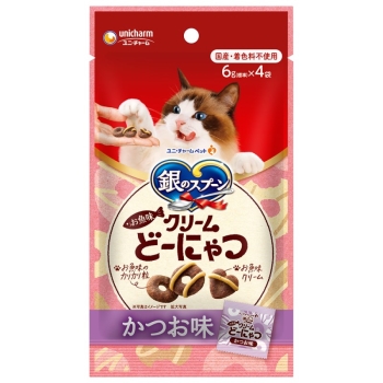 □ ユニ・チャーム 銀のスプーンおやつお魚味クリームどーにゃつ