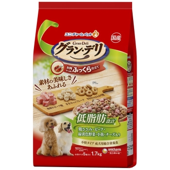 グラン・デリ　成犬用　低脂肪　小粒　１．７ｋｇ　お肉たっぷりふっくら仕立て