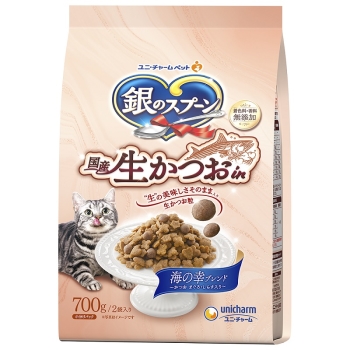 ■　銀のスプーン国産生かつおｉｎ　海の幸ブレンド７００ｇ