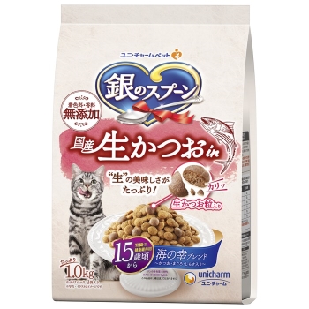 ■　銀のスプーン国産生かつおｉｎ　１５歳頃から１．０ｋｇ