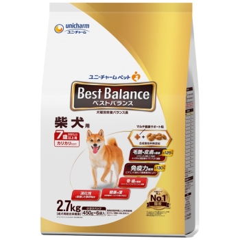 ベストバランス　７歳以上　柴犬用　２．７ｋｇ　カリカリ仕立て