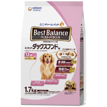 ベストバランス　１３歳以上　ミニチュア・ダックスフンド用　１．７ｋｇ　ふっくら仕立て