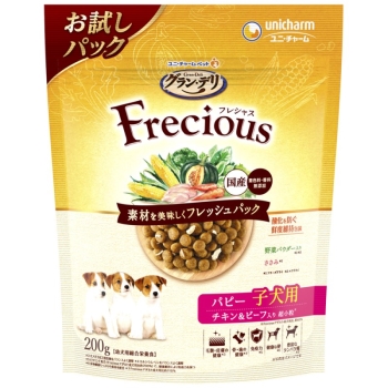 グラン・デリ Freciousパピー子犬用 チキン&ビーフ入り 200g
