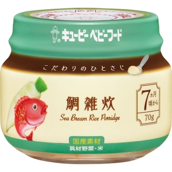 キューピー　こだわりのひとさじ　鯛雑炊　７ケ月頃から