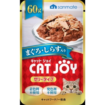 ＣＡＴＪＯＹ　パウチ　まぐろ・しらす入り６０ｇ