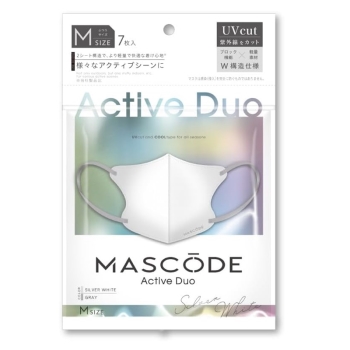 マスコード3DアクティブデュオM シルバー×グレー