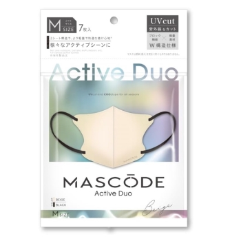 マスコード3DアクティブデュオMベージュ×ブラック