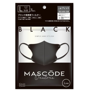 マスコード 3Dワントーン L ブラック