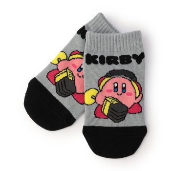 トドラー女児　カービィフロント柄スニーカー丈ソックス