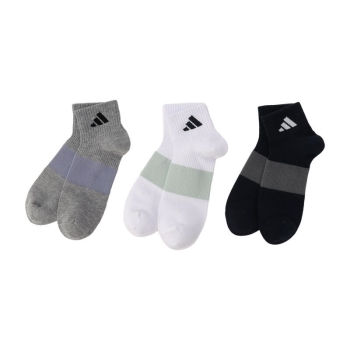 アディダス　着圧ショート丈ソックス　３足組