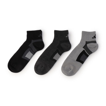 アディダス　ＤＲＹ　メッシュショート丈ソックス　３足組