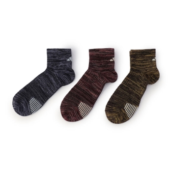 アディダス　スーパーメッシュショート丈ソックス　３足組