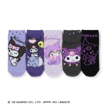 【福袋】サンリオキャラクターズ　レディース　スニーカーソックス　５足入り