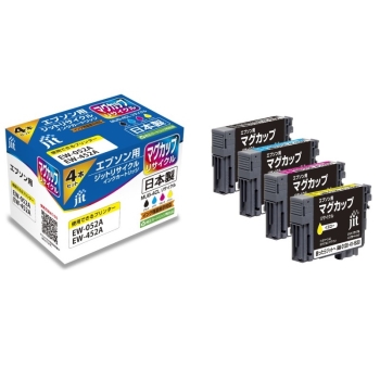 ジット リサイクルインク エプソンMUGマグカップ 4色パック JIT-EMUG4P