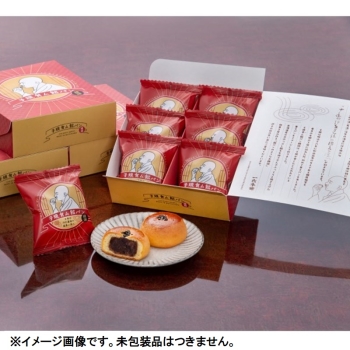 一六　子規食ム餡パン饅頭　６個