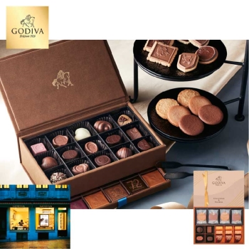 【お歳暮】ゴディバ　チョコレート＆クッキーアソートメント　１３粒入＋８枚入