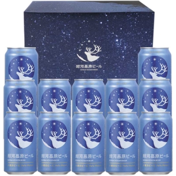 【お中元】ヤッホーブルーイング　銀河高原ビール　小麦のビール１２缶セット