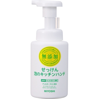 ミヨシ　無添加せっけん泡のキッチンハンド　ポンプ