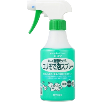 ミヨシ 暮らしの重曹せっけん エリそで泡スプレー 280ml