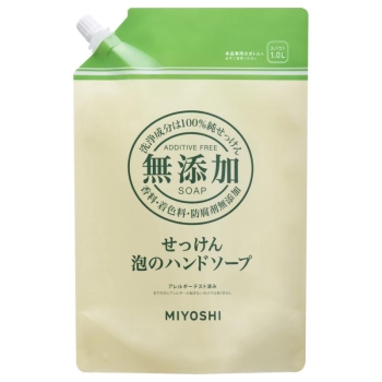 無添加せっけん泡ハンドソープ　リフィル　１Ｌ