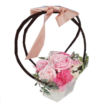 【在庫限り】カゴ入りアレンジＰＫ