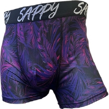 ＳＡＰＰＹ　ボタニカ紫柄ボクサーパンツ