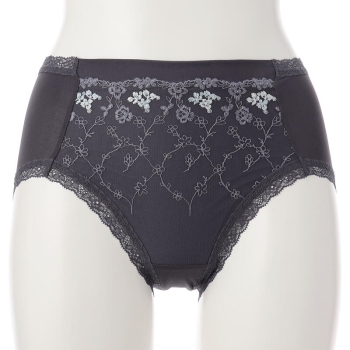 大人美　着やせブラ　プチブーケ柄ショーツ