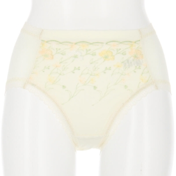 大人美　着やせ　ビューティーブラ　野花柄レースショーツ