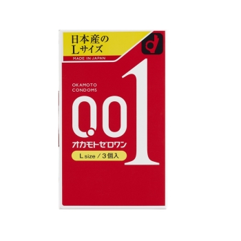 オカモト ゼロゼロワン Lサイズ 3個入