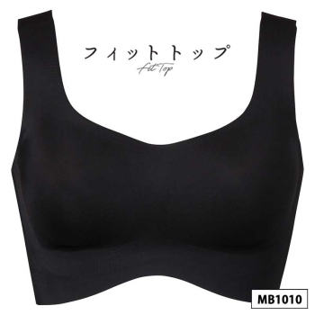 【ハーフトップブラ】肌あたりもソフトなフィットトップ「吸汗速乾」