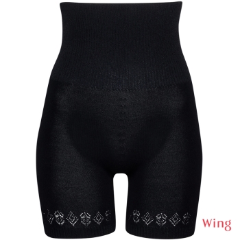 あったか毛パン　「３分丈」ハラマキ付きあったかオーバーパンツ