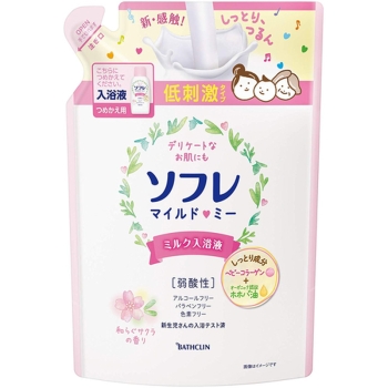 ソフレマイルドミーミルク サクラ詰替600ML