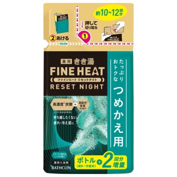 きき湯ファインヒート リセットナイト つめかえ用 500g
