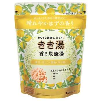 ■　きき湯　香る炭酸湯　ゆずの香り　３６０Ｇ