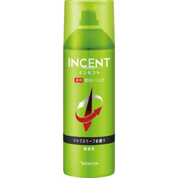 インセント薬用育毛トニック微香性　シトラスリーフの香り　特大　２６０ｇ