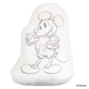 在庫限り】ディズニー ダイカットクッション ミッキー 100