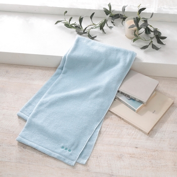 いつものバスタオル　刺繍ドット