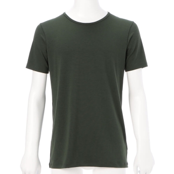 【シロのみ】セブンプレミアムライフスタイル　ボディヒーター　紳士　ムレにくく暖かい　半袖丸首シャツ