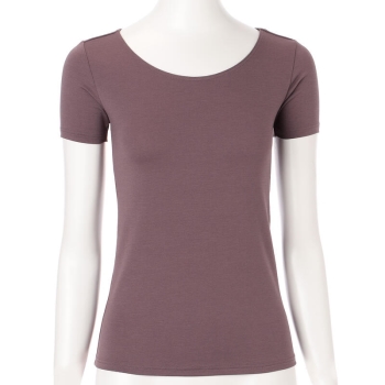 セブンプレミアムライフスタイル　ボディヒーター　ムレにくく暖かい　婦人　３分袖シャツ