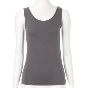 セブンプレミアムライフスタイル　ボディヒーター　ムレにくく暖かい　婦人　お腹二重タンクトップ