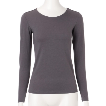 セブンプレミアムライフスタイル　ボディヒーター　ムレにくく暖かい　婦人　長袖シャツ