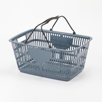 カインズ　買い物バスケット　ネイビー