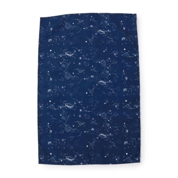 キッズ　スペース柄　長方形ランチマット