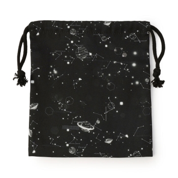 キッズ　スペース柄　巾着（小）