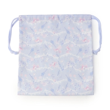 キッズ　メロディー柄　巾着（中）