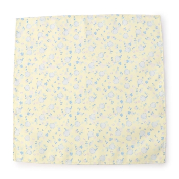 キッズ　シマエナガ柄　正方形ランチマット