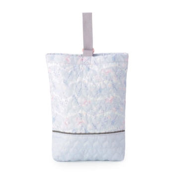 キッズ　メロディー柄　キルトシューズケース