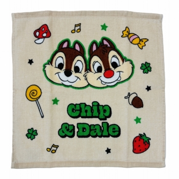 ウォッシュタオル　ディズニー　グルービー　チップ＆デール