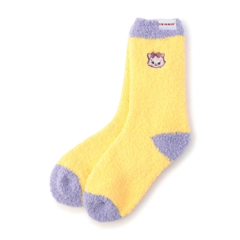 ボディヒーター×スイマー　モールルームソックス　クルー丈