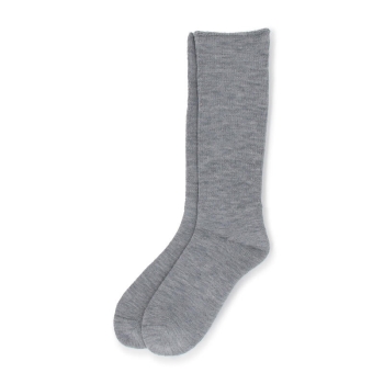 いつもの肌着　口ゴムゆったり　パイルハイソックス